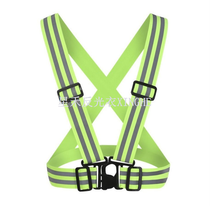 Регульований світловідбиваючий еластичний ремінь для їзди вночі