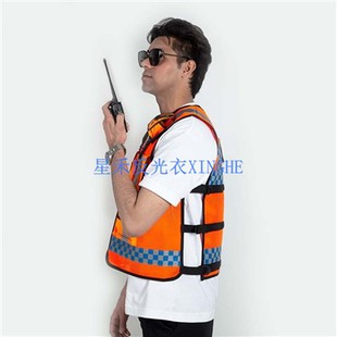 Помаранчевий світловідбиваючий жилет Construction