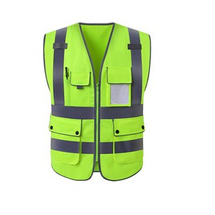 High Visibility Solid Safety Vest